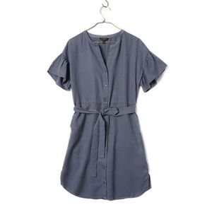 Banana Republic | Stylish Blue Button-Up Dress